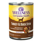 Wellness, Canned Dog Food, Chunks & Gravy, Turkey & Duck Stew with Sweet Potatoes & Cranberries - 12 image number null