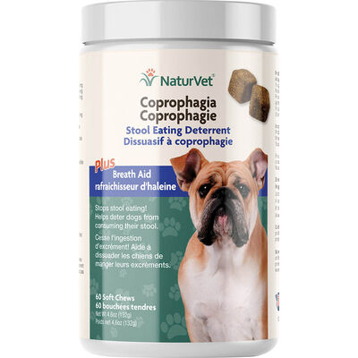 NaturVet, Coprophagia Soft Chew - 60 ct