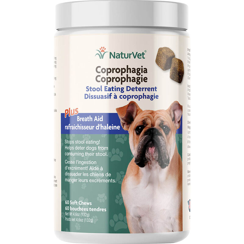 NaturVet, Coprophagia Soft Chew - 60 ct image number null