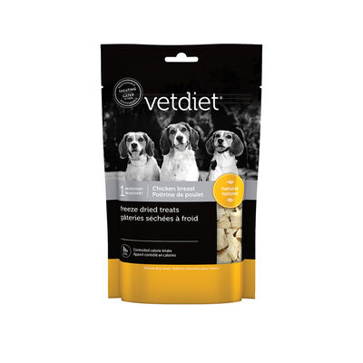 Vetdiet, Freeze Dried Treat - Chicken Breast - Freeze Dried Dog Treat