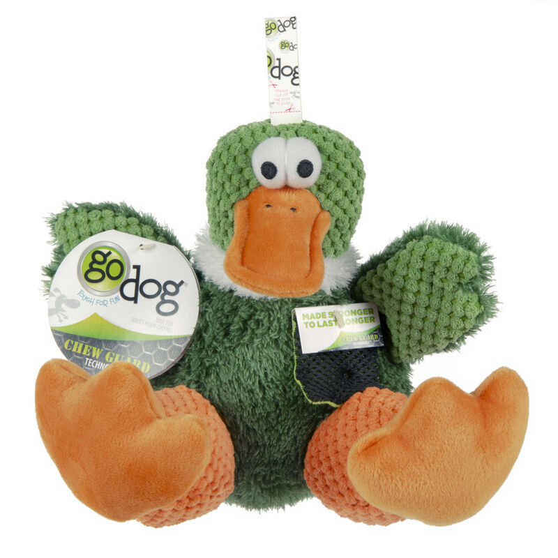goDog Checkers Sitting Duck - Dog Toy image number null