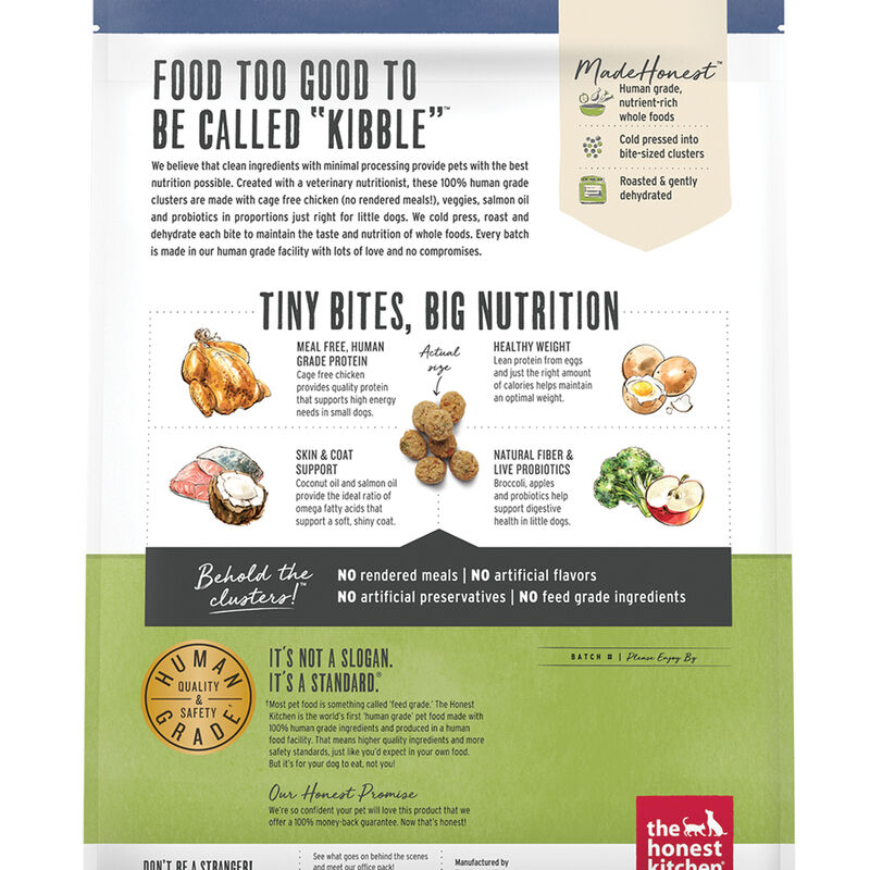 The Honest Kitchen, Grain Free Whole Food Clusters - Small Breed - Dry Dog Food image number null
