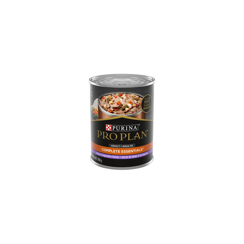 Pro Plan, Adult Complete Essentials - Turkey & Vegetables - 368 g - Wet Dog Food image number null