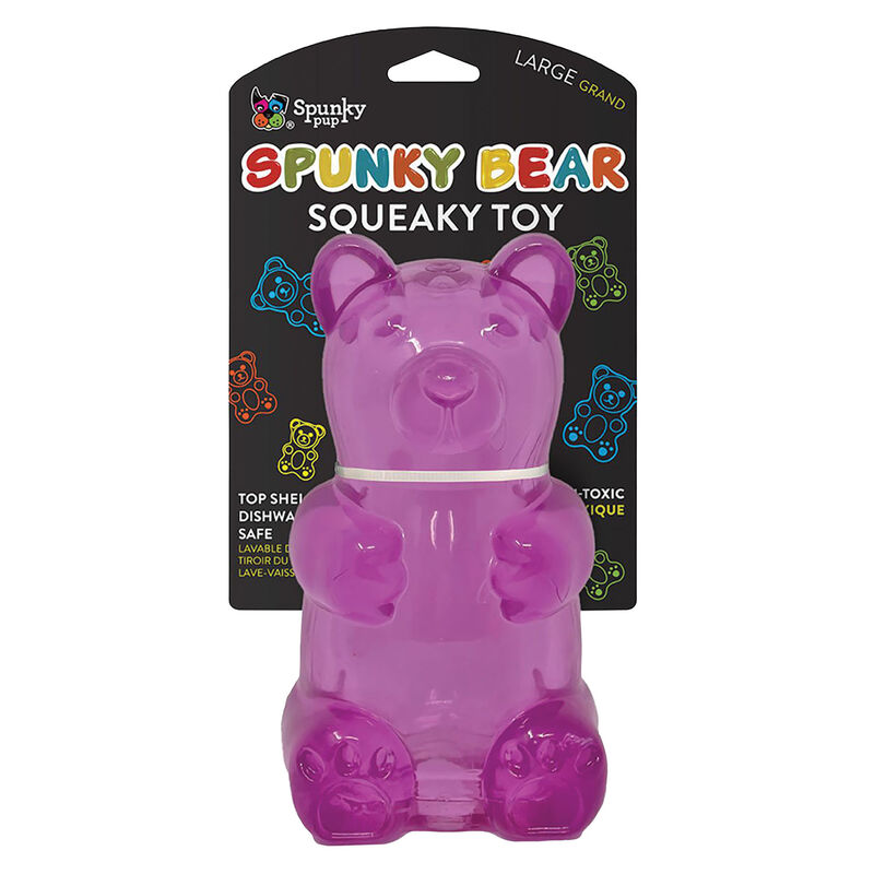 Spunky Pup, Spunky Bear - Squeaky Toy image number null