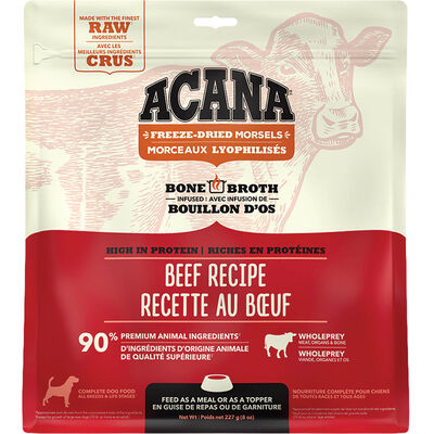 Acana, Adult - FD Morsels - Ranch Raised Beef - 227 g - Freeze Dried Dog Food