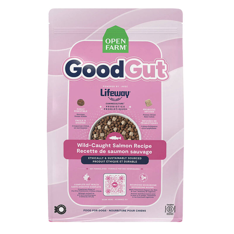 Open Farm, GoodGut Wild-Caught Salmon Recipe - Dry Dog Food image number null