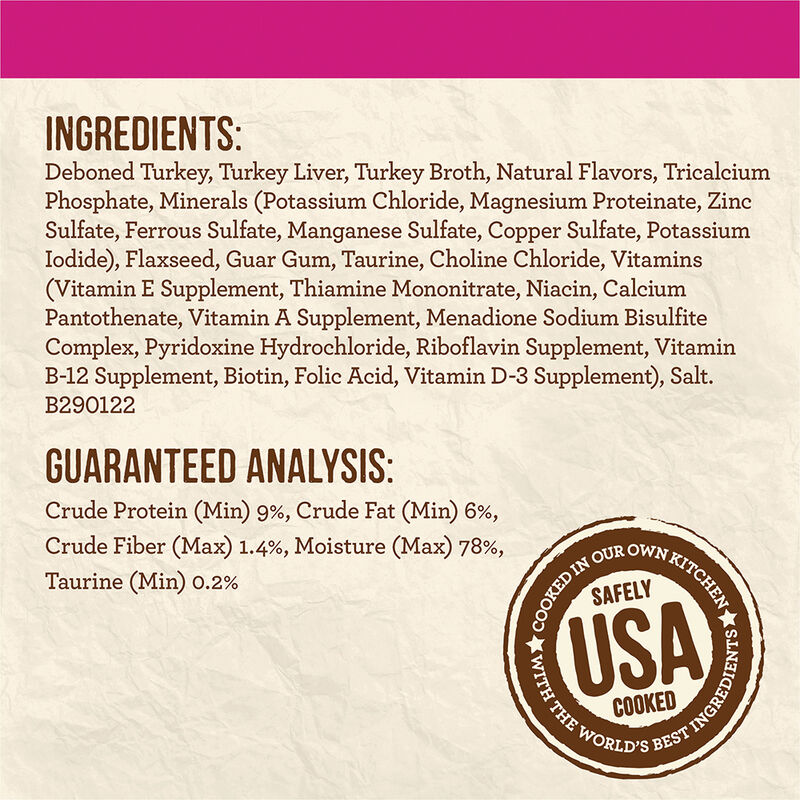 Merrick, Cat LID Real Turkey Recipe 5 oz - Wet Cat Food image number null