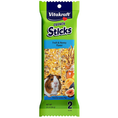 Vitakraft, Guinea Pig Crunch Sticks Fruit & Honey - 4 oz