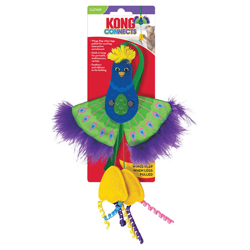 KONG, Connects Peacock - Chase Cat Toy image number null
