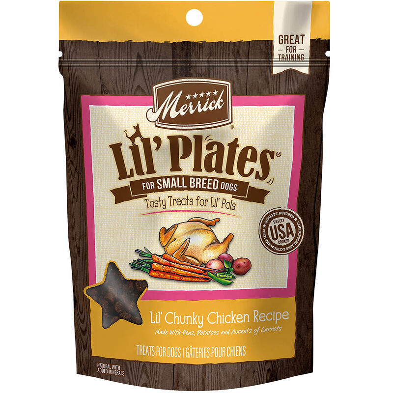 Merrick, Lil' Plates - Chunky Chicken Bites - 141 g - Dog Treat image number null