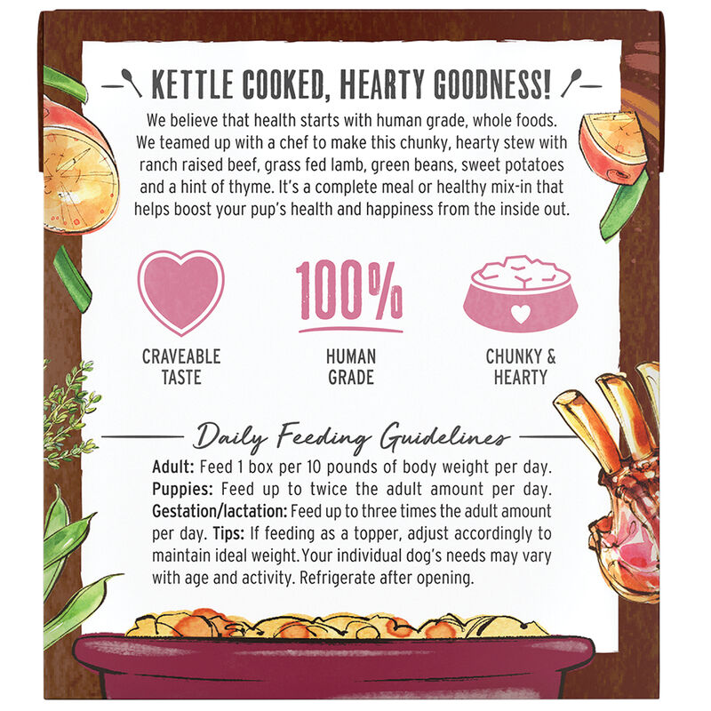 The Honest Kitchen, One Pot Stew, Beef & Lamb - Wet Dog Food image number null