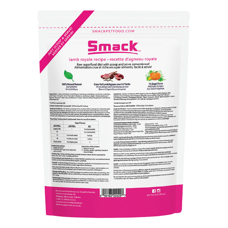 Smack, Lamb Royal Recipe - Cat Food image number null
