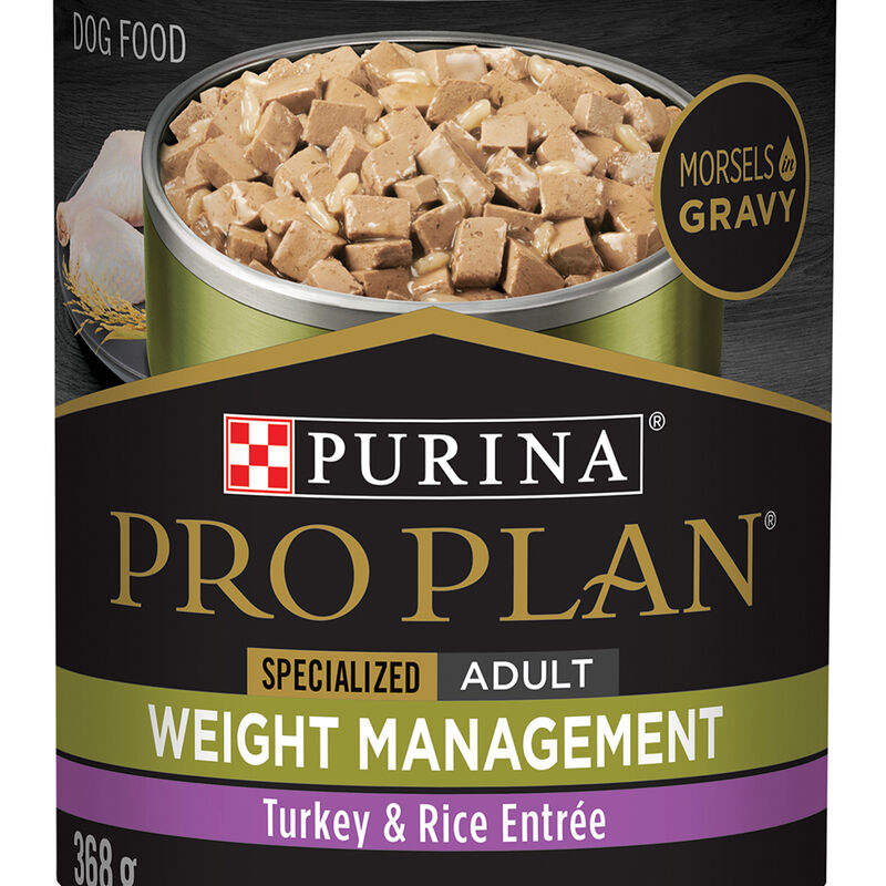 Pro Plan Dog, Can, Specialized Weight Management Turkey & Vegetable 368g image number null