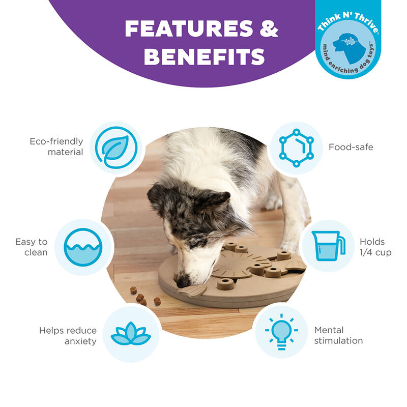 Outward Hound, Nina Ottosson, Dog Worker Treat Puzzle - Tan image number null