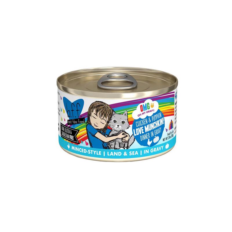 Weruva, Can, Feline Adult - Love Munchkin - Chicken & Pumpkin - 156 g - Minced - Wet Cat Food image number null