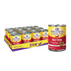 Wellness, Canned Dog Food, Chunks & Gravy, Beef Stew with Carrots & Potatoes - 12.5 oz - Wet Dog Foo image number null