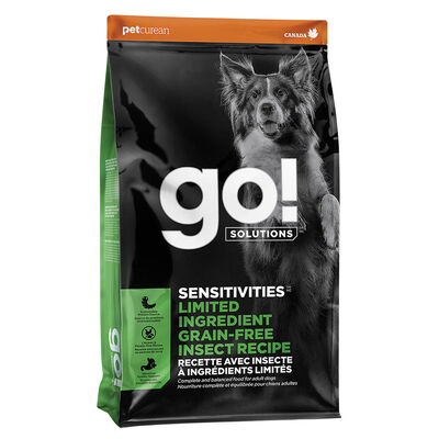 GO! SOLUTIONS, Adult - LI Sensitivites GF Insect Recipe - Dry Dog Food