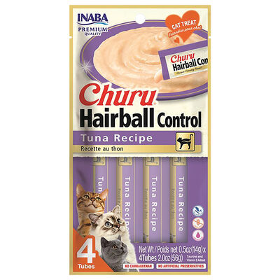 Inaba, Hairball Control Tuna Recipe - Cat Treat