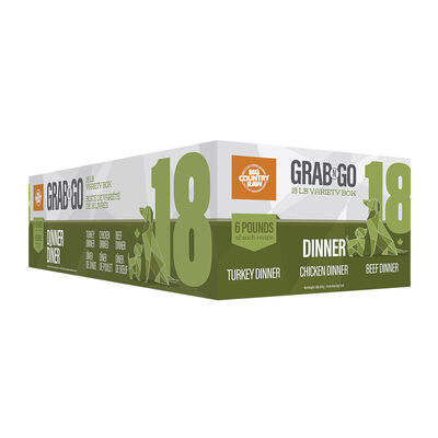 Big Country Raw, Grab N Go Dinner Deal - 18 lb - Frozen Dog Food