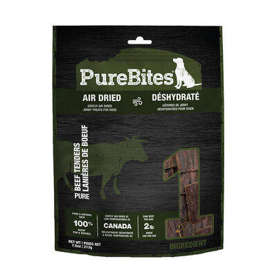 PureBites, Mid Size Treats - Beef Jerky - 213 g - Freeze Dried Dog Treat