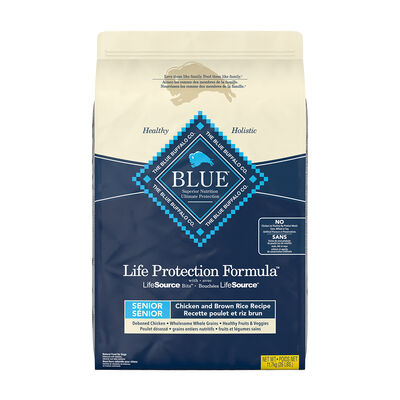 Blue Buffalo, Senior - Life Protection - Chicken & Brown Rice - Dry Dog Food