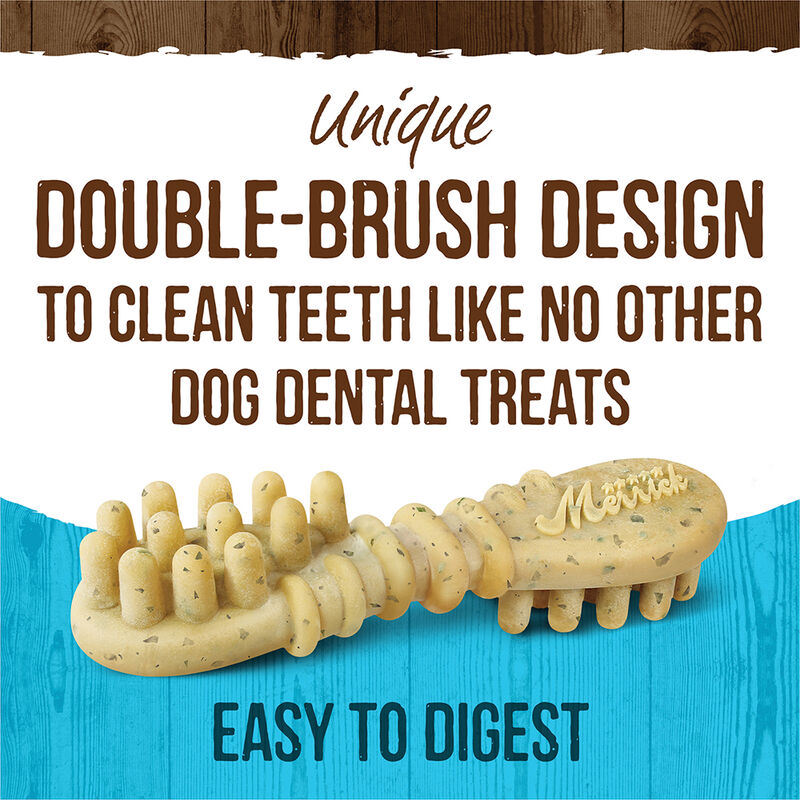 Merrick, Fresh Kisses Brush - Mint - Dog Treat image number null
