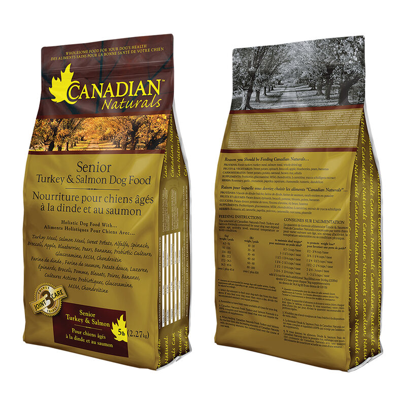 Canadian Naturals, Senior - Turkey & Salmon - Dry Dog Food image number null