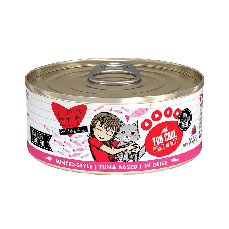 Weruva, Can Feline  - Tuna Too Cool - 156 g - Minced - Wet Cat Food image number null