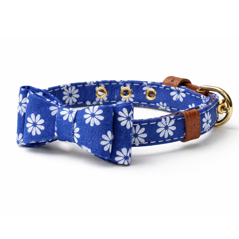 Meow & Woof, Small Dog Collar with Bow Tie image number null