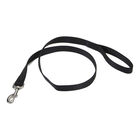 Single-Ply Dog Leash, Black, Large - 1" x 6' image number null