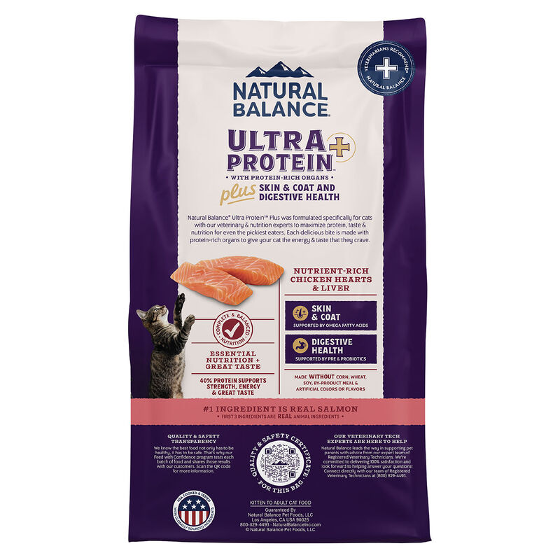 Natural Balance, Ultra Protein Plus - Skin & Coat & Digestive Health - Salmon & Chicken Meal Recipe image number null