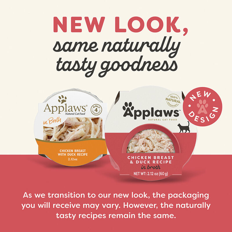 Applaws, Pot, Feline Adult - Chicken Breast w/ Duck - 60 g - Wet Cat Food image number null
