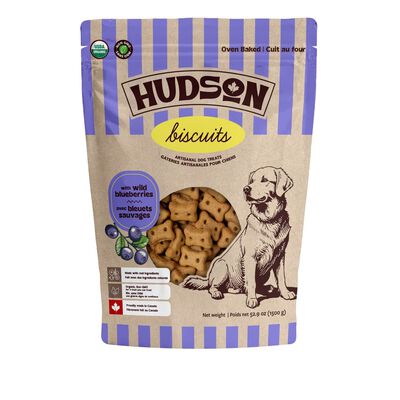 Hudson, Wild Blueberry - Dog Biscuit