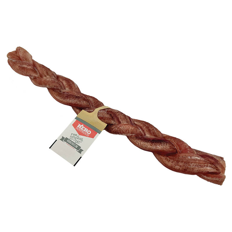 Hero, Braided Bully Stick - 12" image number null
