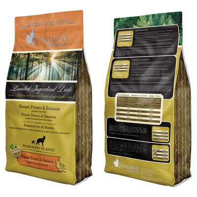 Canadian Naturals, Adult - LID - Salmon & Sweet Potato - Dry Dog Food