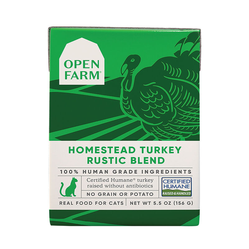 Open Farm, Homestead Turkey Rustic Blend Cat Wet Food - 156 g - Wet Cat Food image number null