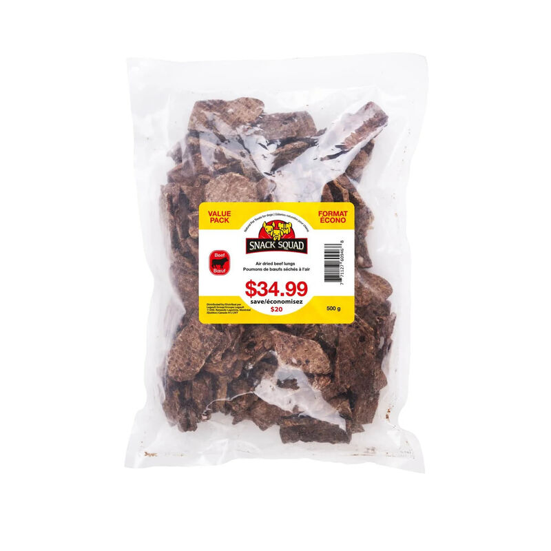 Snack Squad, Air Dried Beef Lungs - Dog Treat image number null