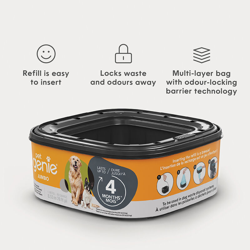 Pet Genie, Dog Waste Disposal Jumbo Refill image number null