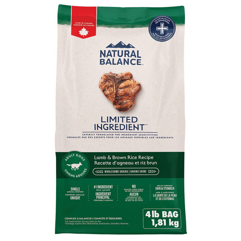 Natural Balance, Adult - Lamb & Brown Rice - Dry Dog Food image number null