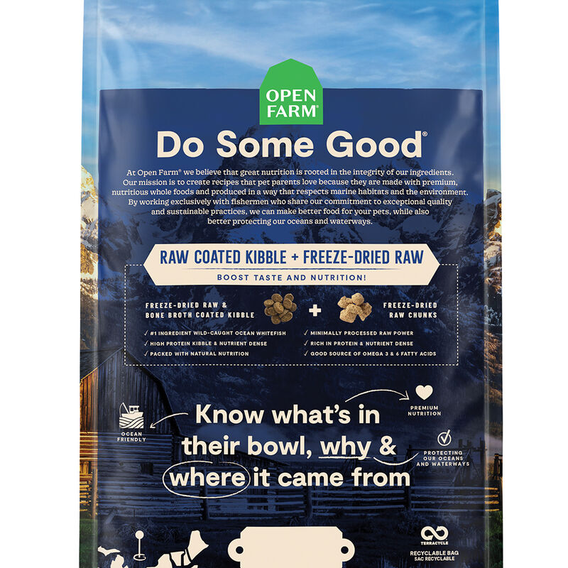 Open Farm, Feline Adult -  RawMix GF Wild Ocean - Dry Cat Food image number null