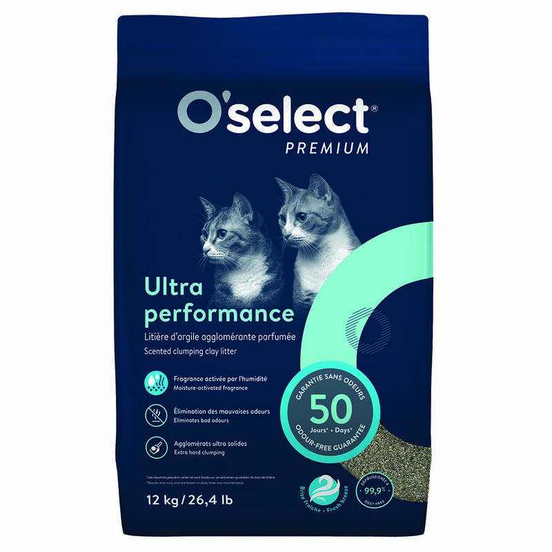 Ultra Performance Clumping Clay Litter - Fresh Breeze - 12 kg image number null