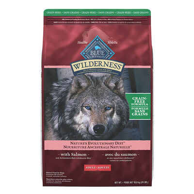 Blue Buffalo, Adult - GF Wilderness - Salmon - Dry Dog Food
