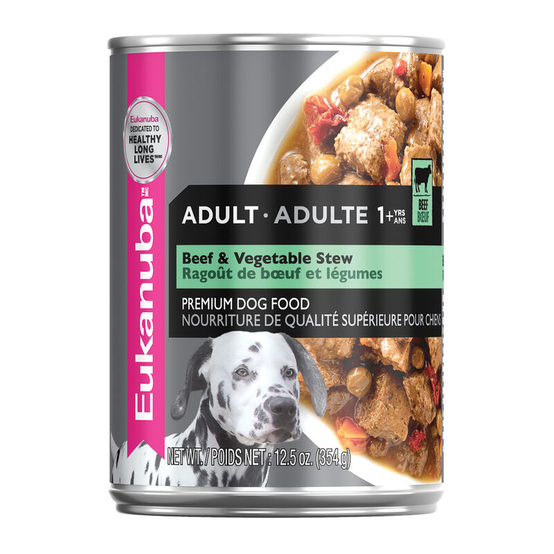 Eukanuba, Can Adult - Beef & Vegetable Stew - 354 g - Wet Dog Food image number null