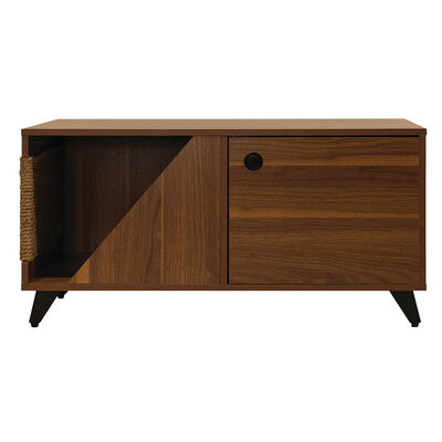4 Cats & Dogs Home Furnishing Inc., Jessie Jr Cat Cabinet- Walnut