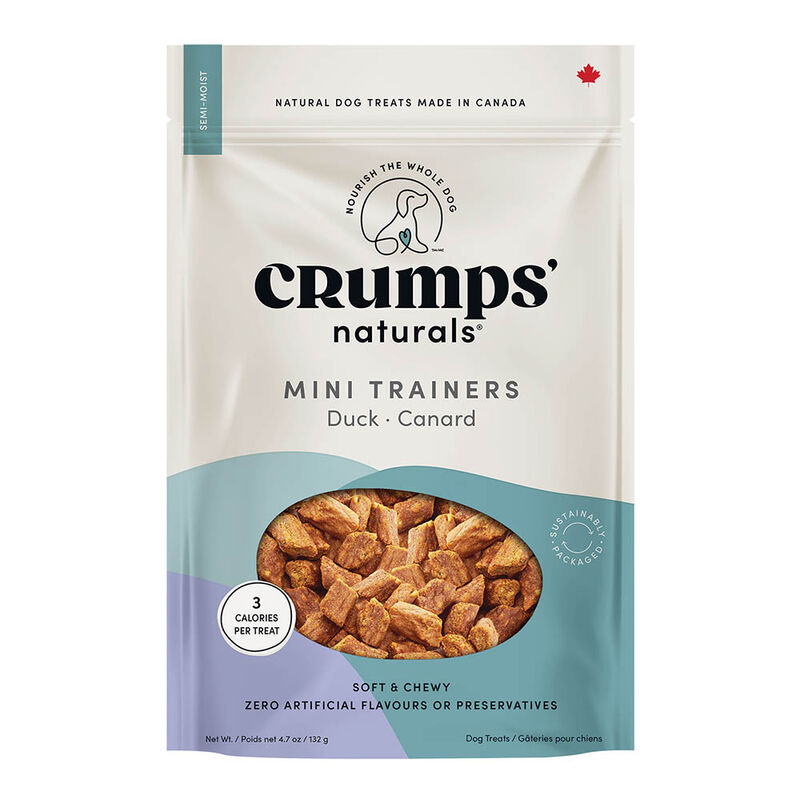Crumps' Naturals, Mini Trainers Semi Moist Duck - Dog Treat image number null