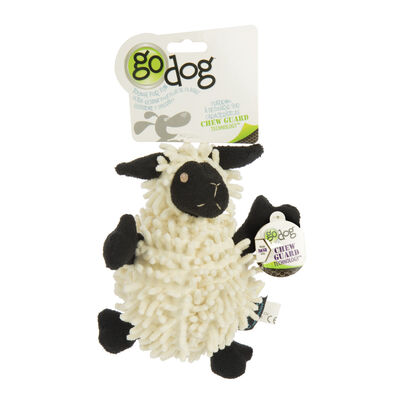 goDog Fuzzy Wuzzy Lamb - Dog Toy
