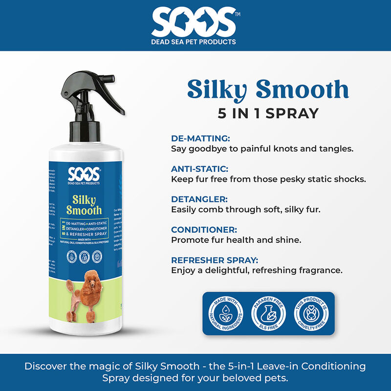 Soos, Silky Smooth 5-in-1 Leave-in Conditioning Spray image number null