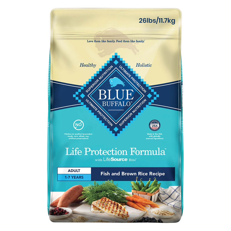 Blue Buffalo, Adult - LP - Fish - Dry Dog Food image number null
