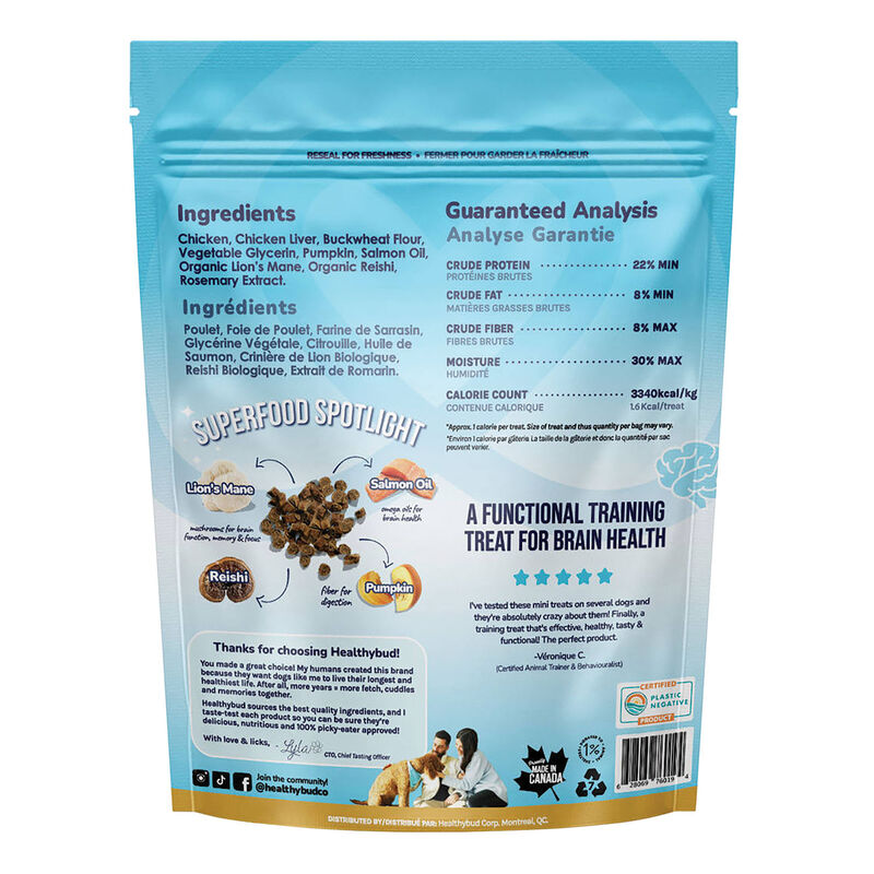 Healthybud, Chicken Mini Training Treats with Superfoods image number null