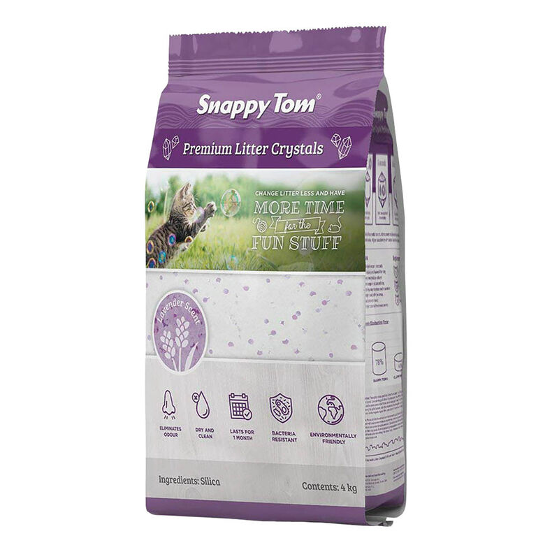 Snappy Tom, Crystal Cat Litter - Lavender - 4 kg image number null